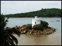 Leuchtturm in Dixcove, Ghana