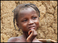 Birifor-Mädchen bei Diébougou, Burkina Faso