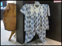 Ausstellung von traditioneller Kleidung, Nationalmuseum Ouagadougou