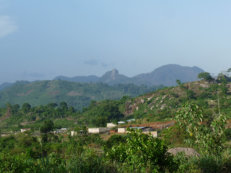 Berglandschaft um Man