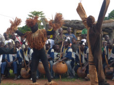 Maskentanz der Senoufo bei Korhogo