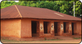 Eingang zu den Königspalästen in Abomey