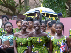 bei Akwasidae Festival in Kumasi