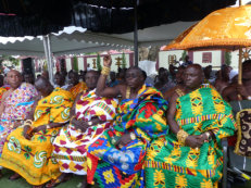 bei Akwasidae Festival in Kumasi