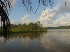 Bootsfahrt auf dem Bandama-Fluss