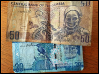 Gambias Währung, Dalasii-Scheine