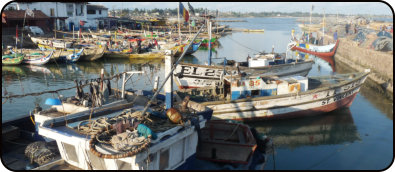 Hafen in Elmina