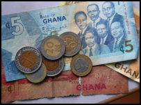 Währung von Ghana: der Cedi
