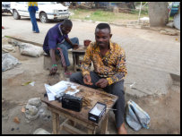 Handwerker in Kumasi