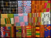 Kente-Stoff in Bonwire