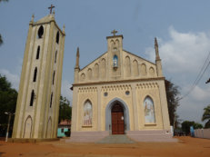 Katholische Kirche aus der deutschen Kolonialzeit in Togoville