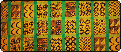 Adinkra Stoffe