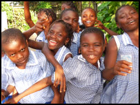 Schulkinder in Freetown