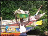 Fischer in Mama Beach, Sierra Leone