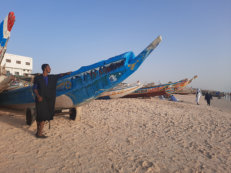 Fischerhafen in Nouakchott