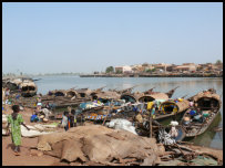 Hafen in Mopti