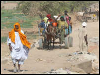 Unterwegs zum Montagsmarkt in Djenné