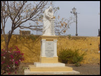 Denkmal für die Opfer der Gelbfieberepidemie auf der Ile de Gorée