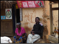 Village scene in Kuma Konde, Togo