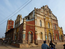 Colourful Grand Mosque in Porto Novo