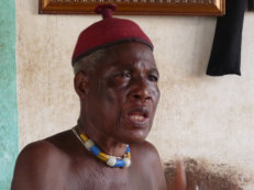 Voodoo priest in Togoville