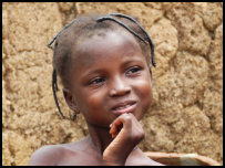 Girl of the Birifor tribe near Diébougou, Burkina Faso