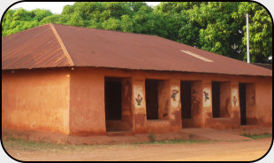 Entrance gate to the royal palaces of Abomey