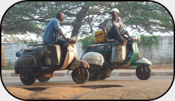 Petrol smugglers in Porto Novo