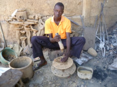 bronze foundry in Ouagadougou