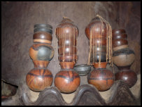 Kitchen of a Kassena house in Tiébélé