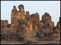 Rock formations at Sindou, Banfora Region