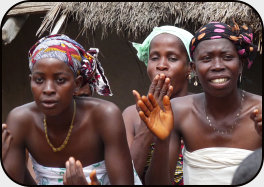 Dances in a Dan village