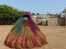 Zangbeto ceremony in Grand Popo