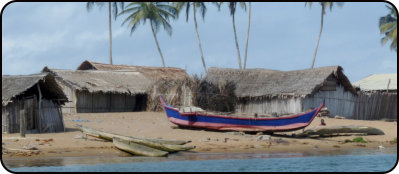 Fishing village of Ancien Lahou, Ivory Coast
