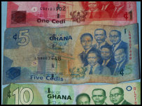 Ghana Cedi notes