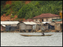 Stilt village of Tiagba, Ivory Coast