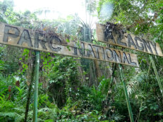 Entry to Azagny National Park