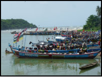 Fishing boats on Ankobra River