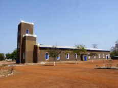 Mud cathedral in Navrongo