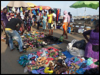 Kejetia Market in Kumasi, Ghana