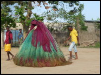 Zangbeto ceremony in Benin