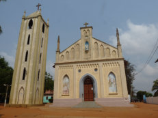 Catholic church built under German colonial rule