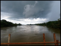 Stormy atmosphere on the way to Kenema