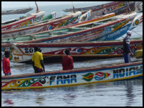 Fishing port of Joal Fadiouth, Senegal