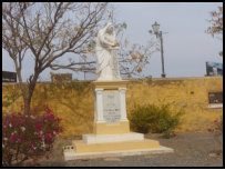 Monument to the victims of the Yellow Fever epidemics on Goree Island