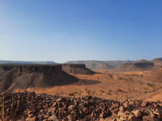 mountainous landscape near Terjit