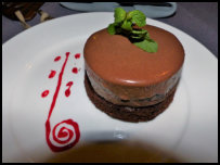 delicious dessert in the Keur Saloum Hotel 