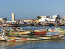 Saint Louis, fishing harbour