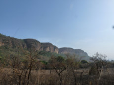 Atacora mountain chain in Benin