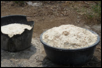 Gari - typical staple of Togo